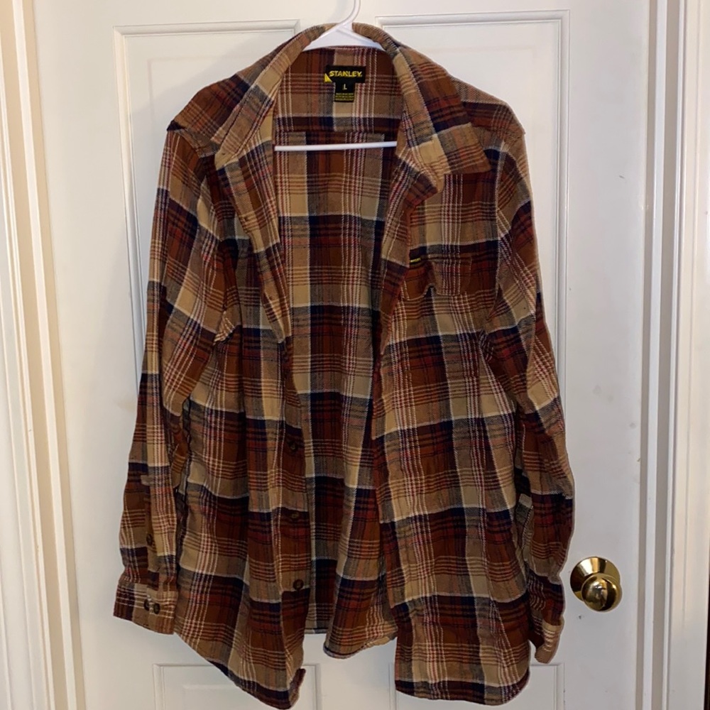Plaid flannel shirt